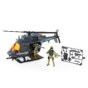521003-2 Игровой набор: Десантный вертолёт с фигуркой пилота