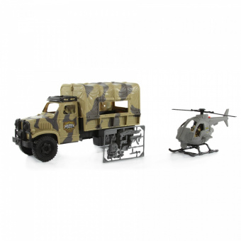 545059 Игровой набор: Десантный грузовик и вертолёт