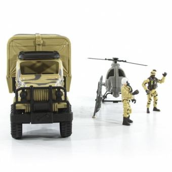 545059 Игровой набор: Десантный грузовик и вертолёт